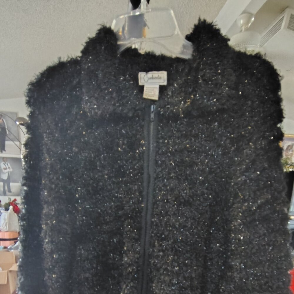 Carducci Brand | Black Zip Up Sweater | Size Large
